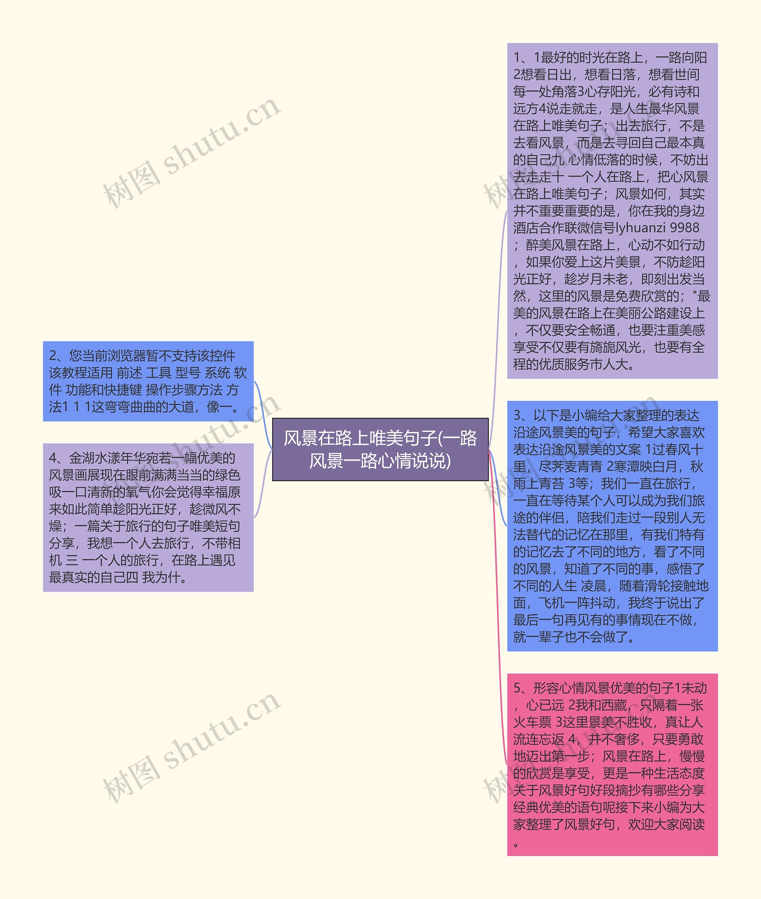 风景在路上唯美句子(一路风景一路心情说说)