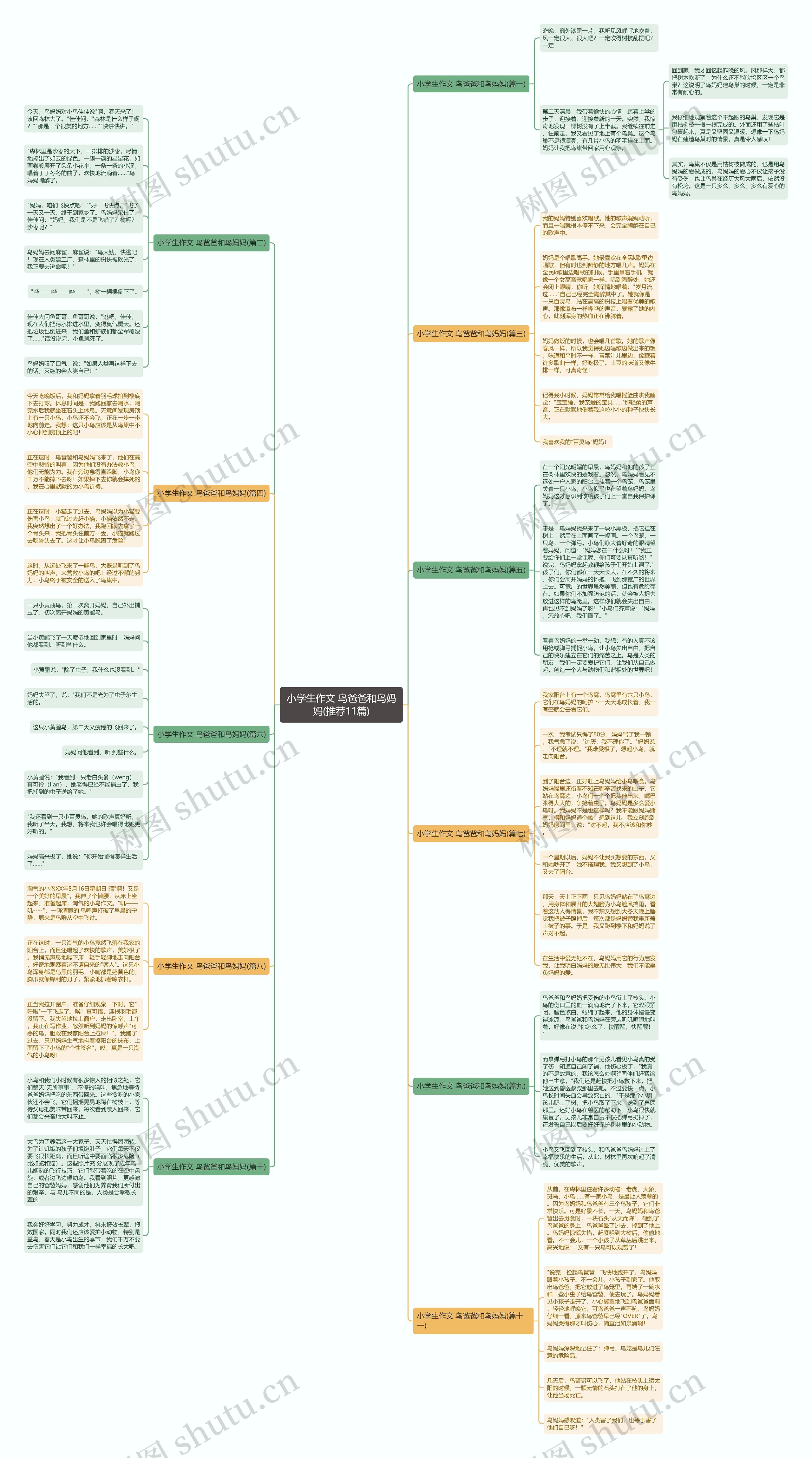 小学生作文 鸟爸爸和鸟妈妈(推荐11篇) 小学生作文 鸟爸爸和鸟妈妈(推荐11篇)