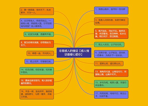 非常感人的情话【感人情话最暖心爱你】