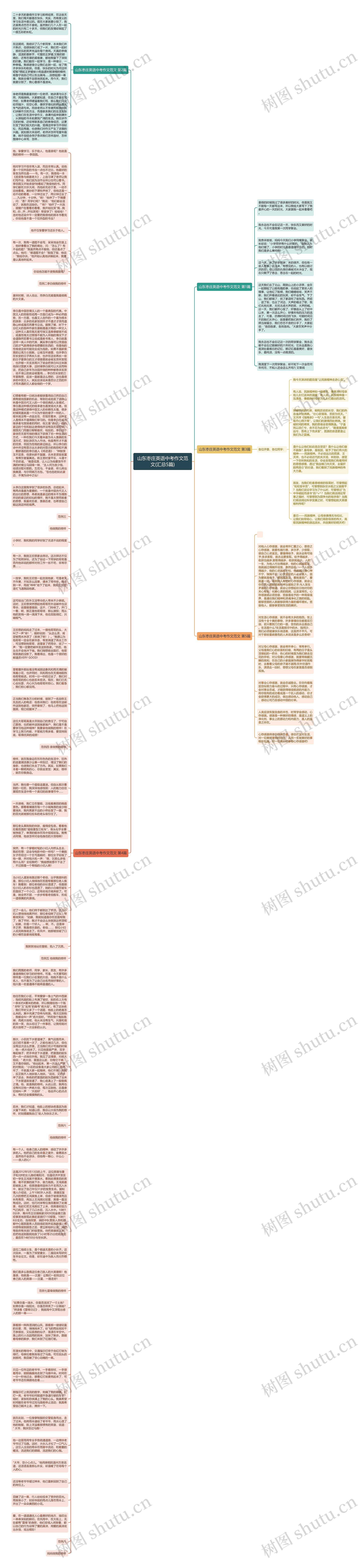 山东枣庄英语中考作文范文(汇总5篇)思维导图