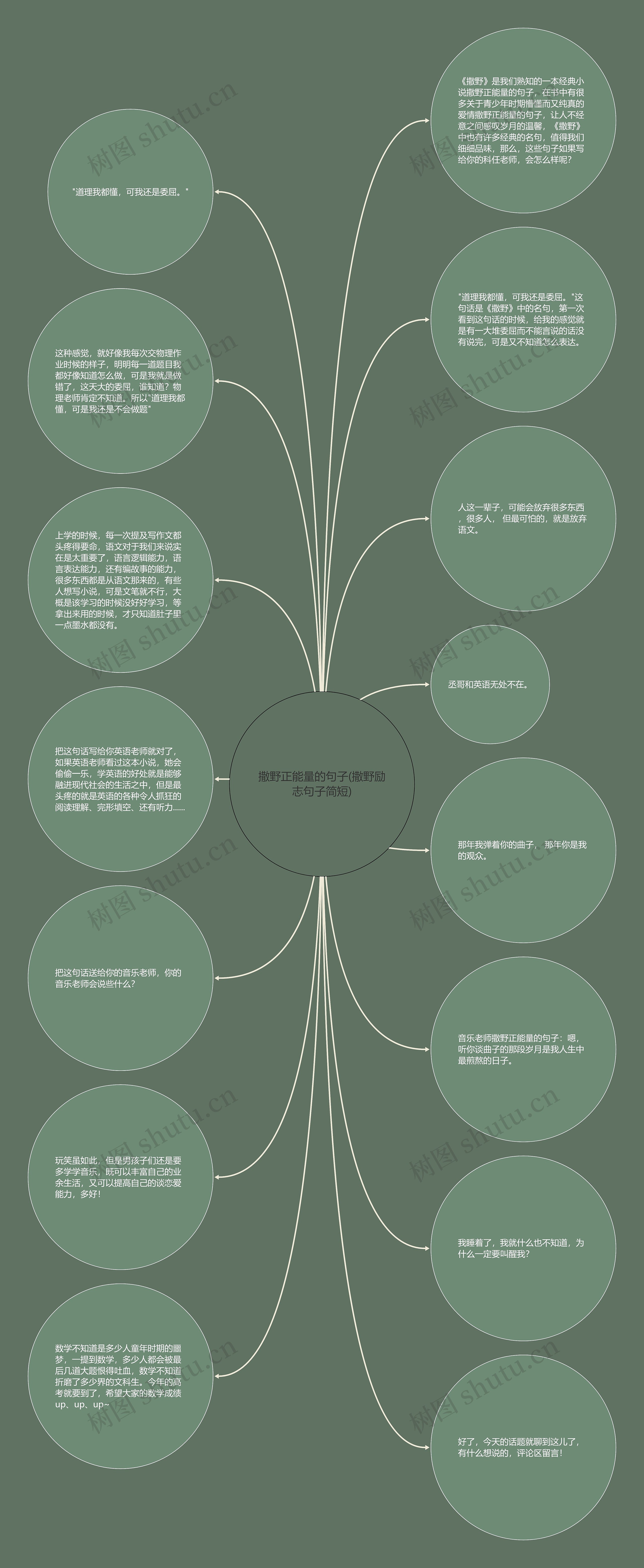 撒野正能量的句子(撒野励志句子简短)思维导图