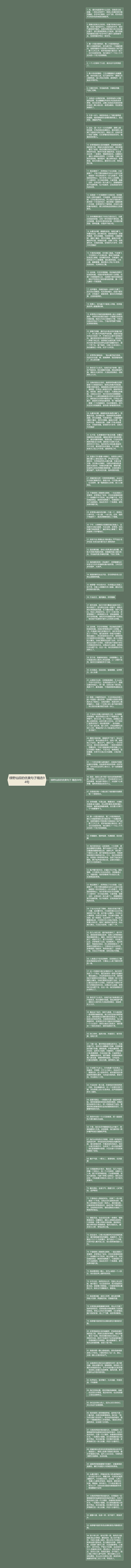 绿野仙踪的优美句子精选94句
