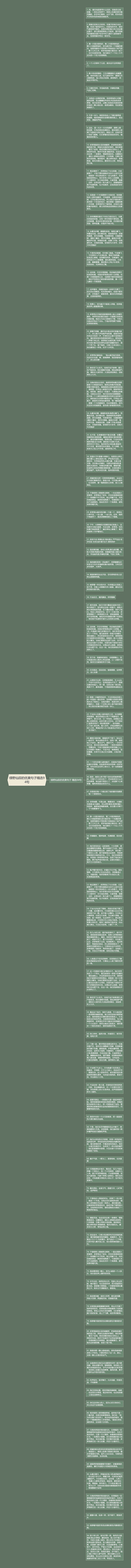 绿野仙踪的优美句子精选94句思维导图