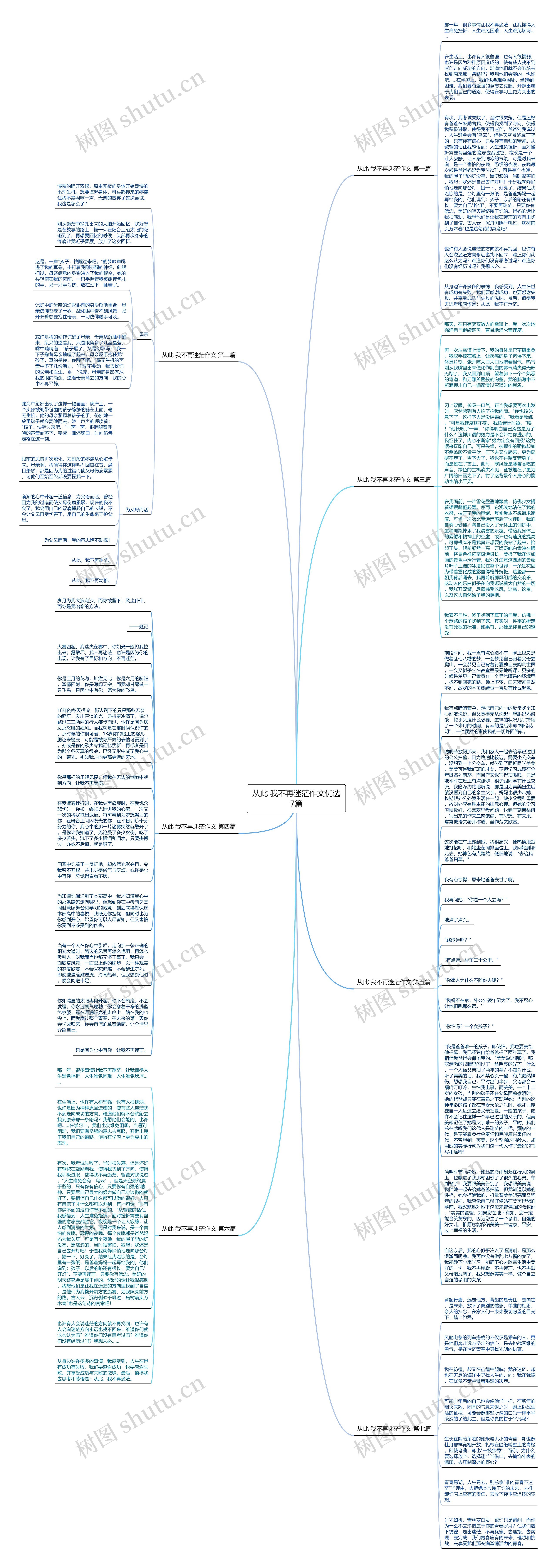 从此 我不再迷茫作文优选7篇思维导图
