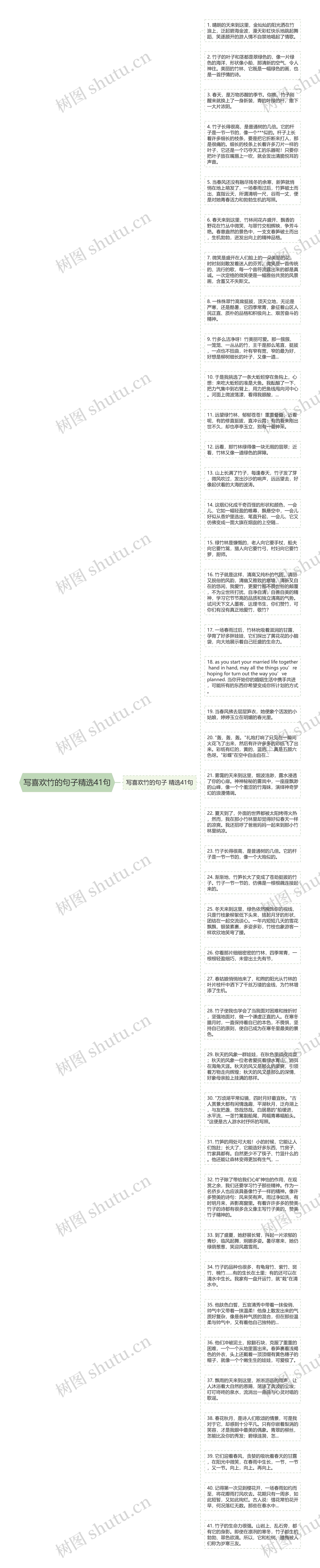 写喜欢竹的句子精选41句