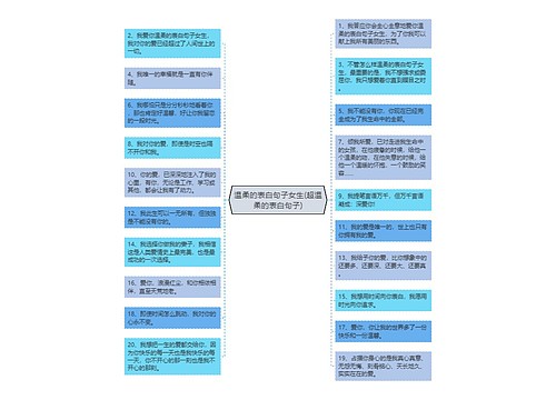 温柔的表白句子女生(超温柔的表白句子)