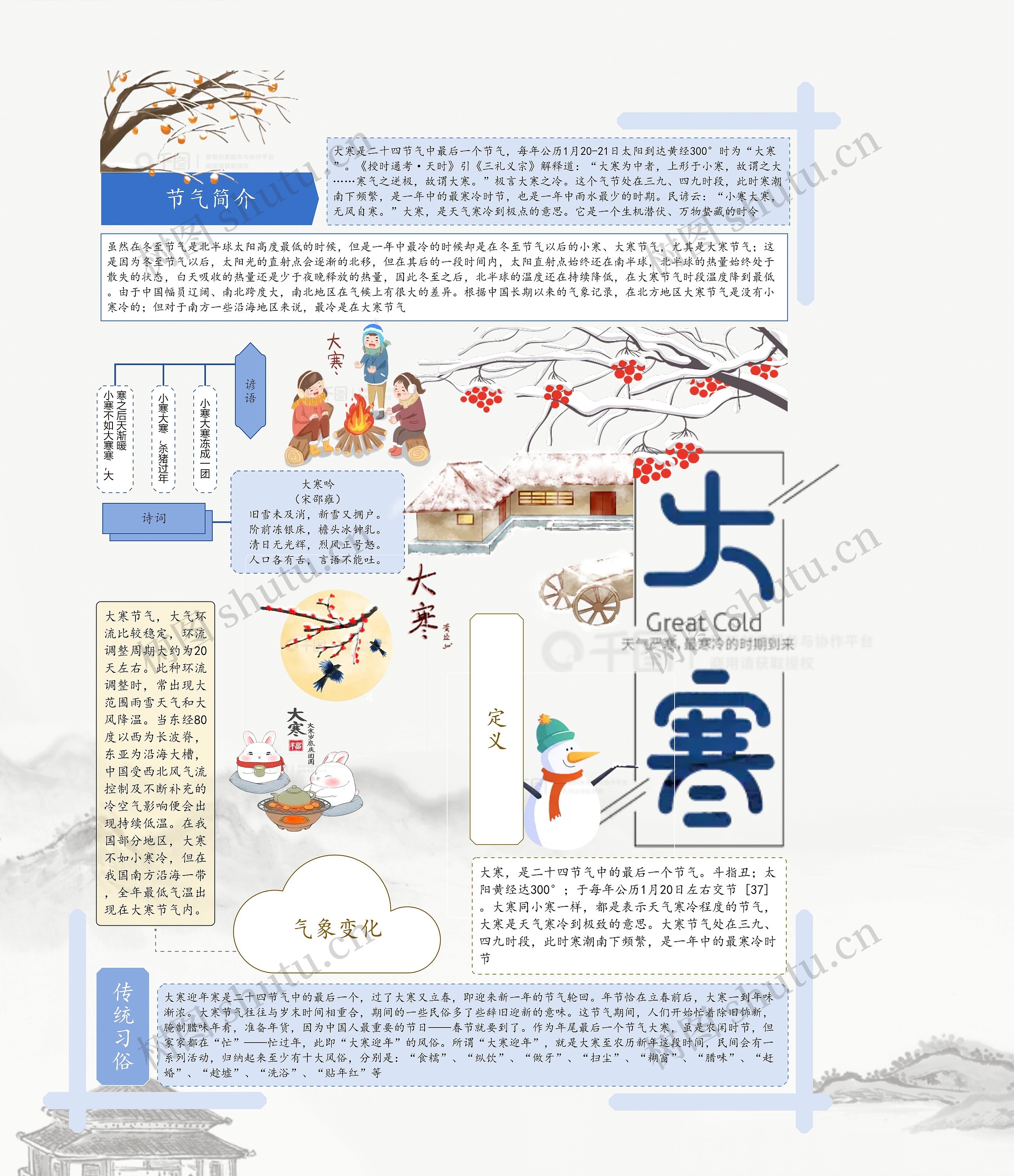 大寒节气