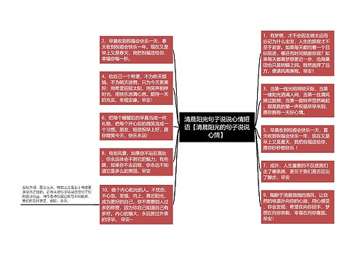 清晨阳光句子说说心情短语【清晨阳光的句子说说心情】