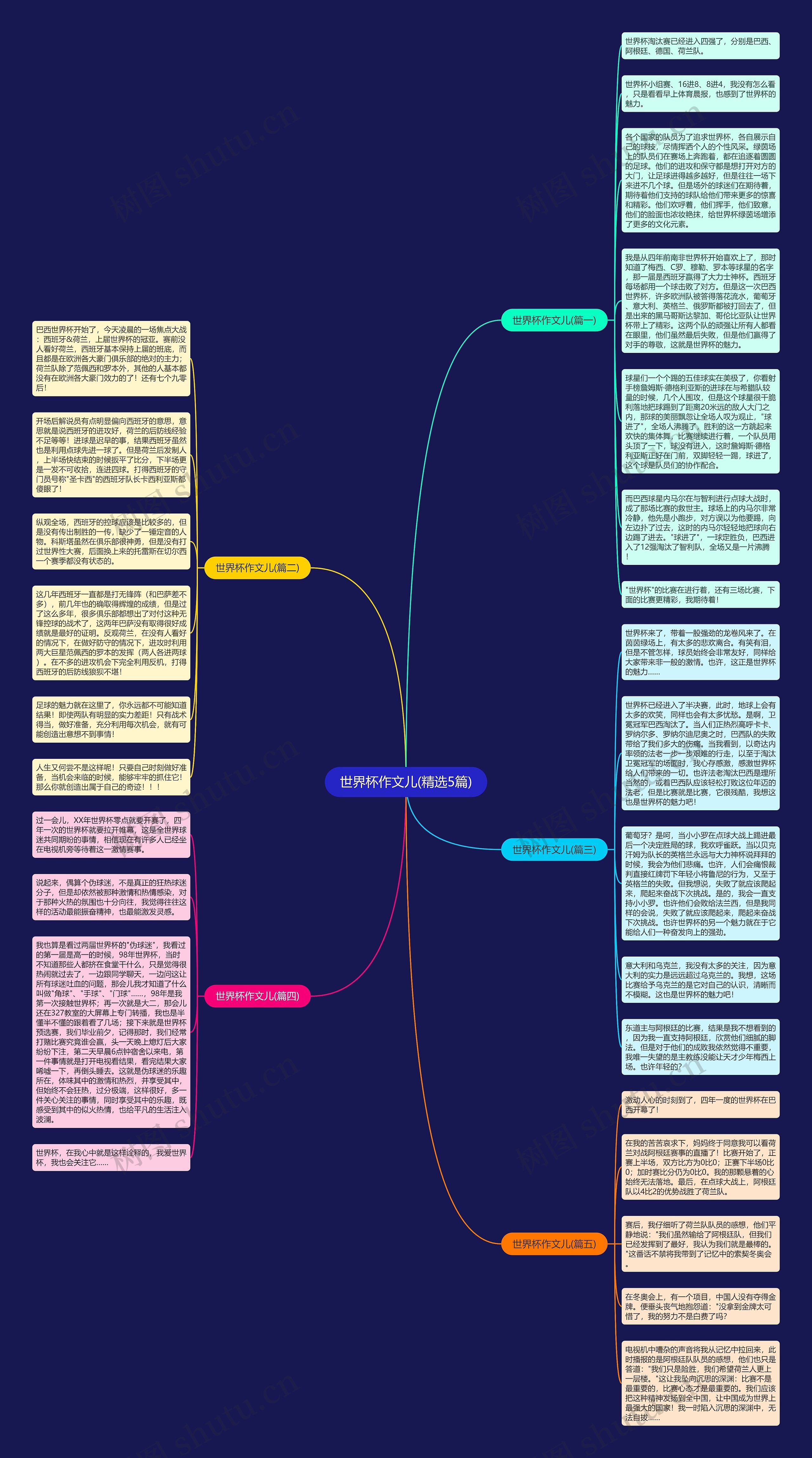 世界杯作文儿(精选5篇)