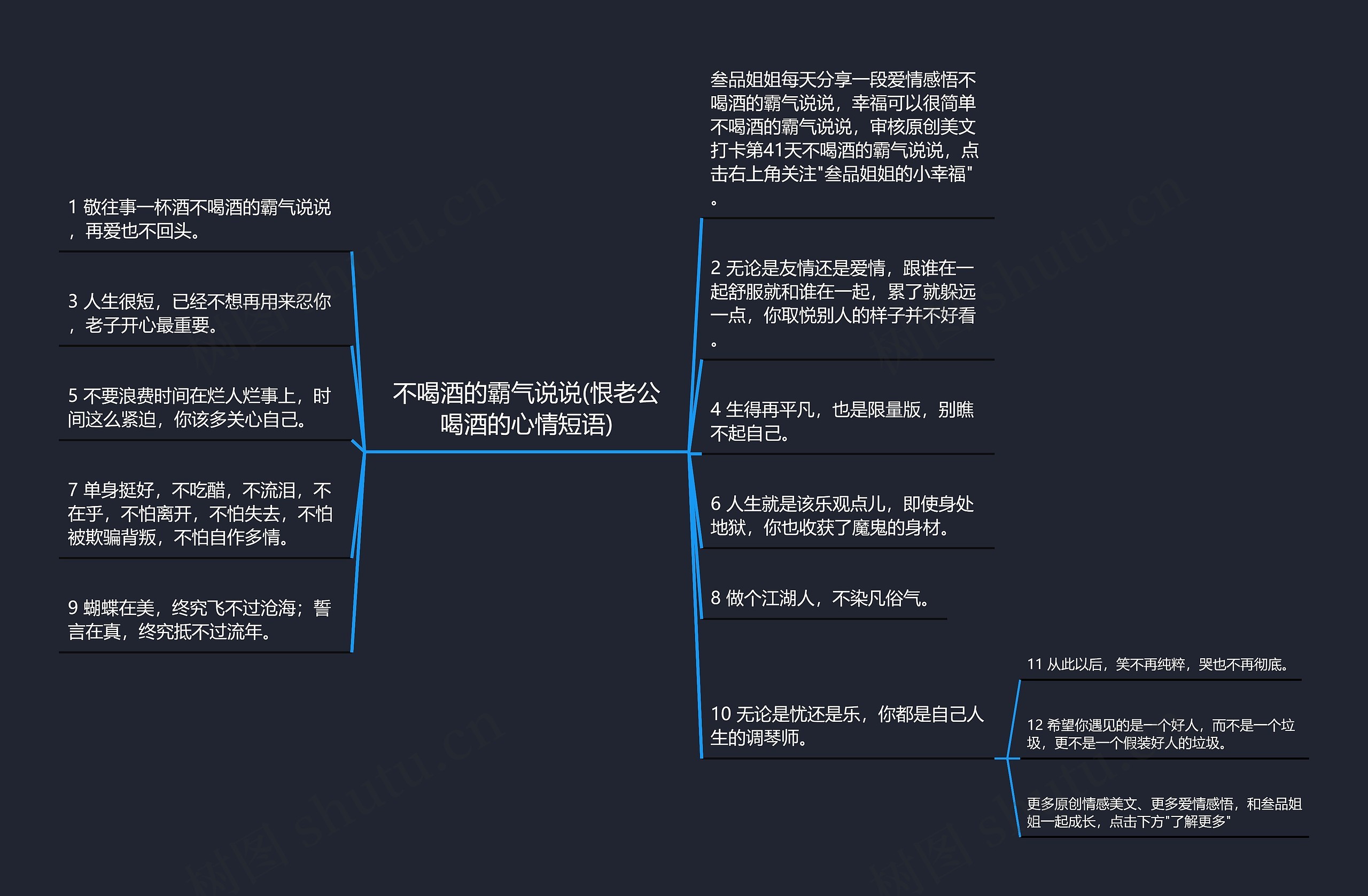 不喝酒的霸气说说(恨老公喝酒的心情短语)