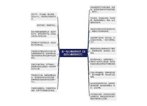 发一句心情好的句子【发自己心情好的句子】