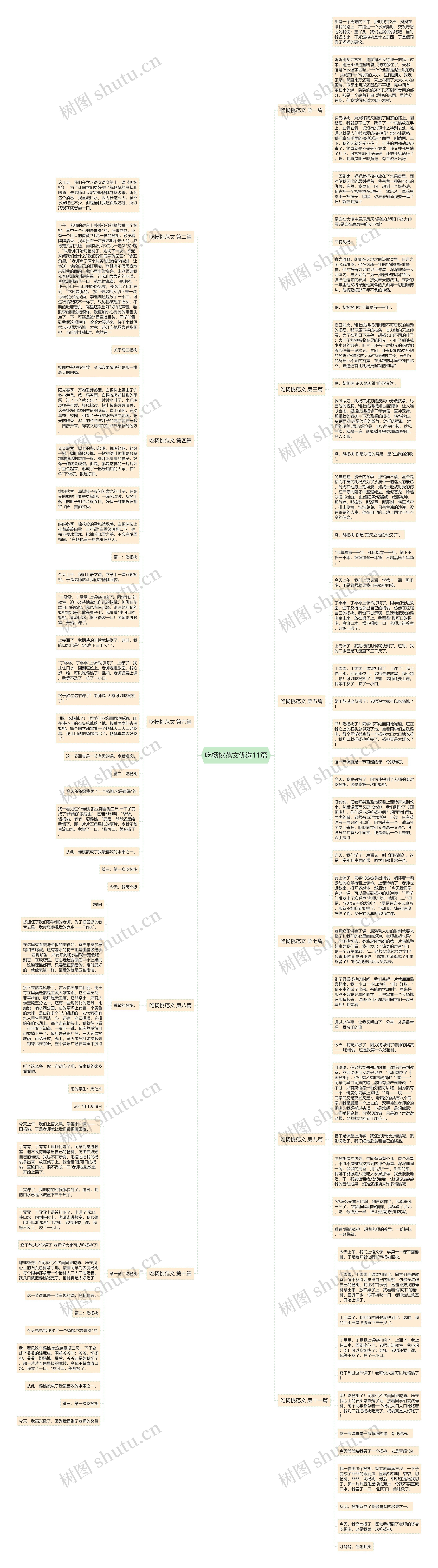 吃杨桃范文优选11篇思维导图