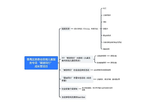 困境儿童服务专项成长营项目