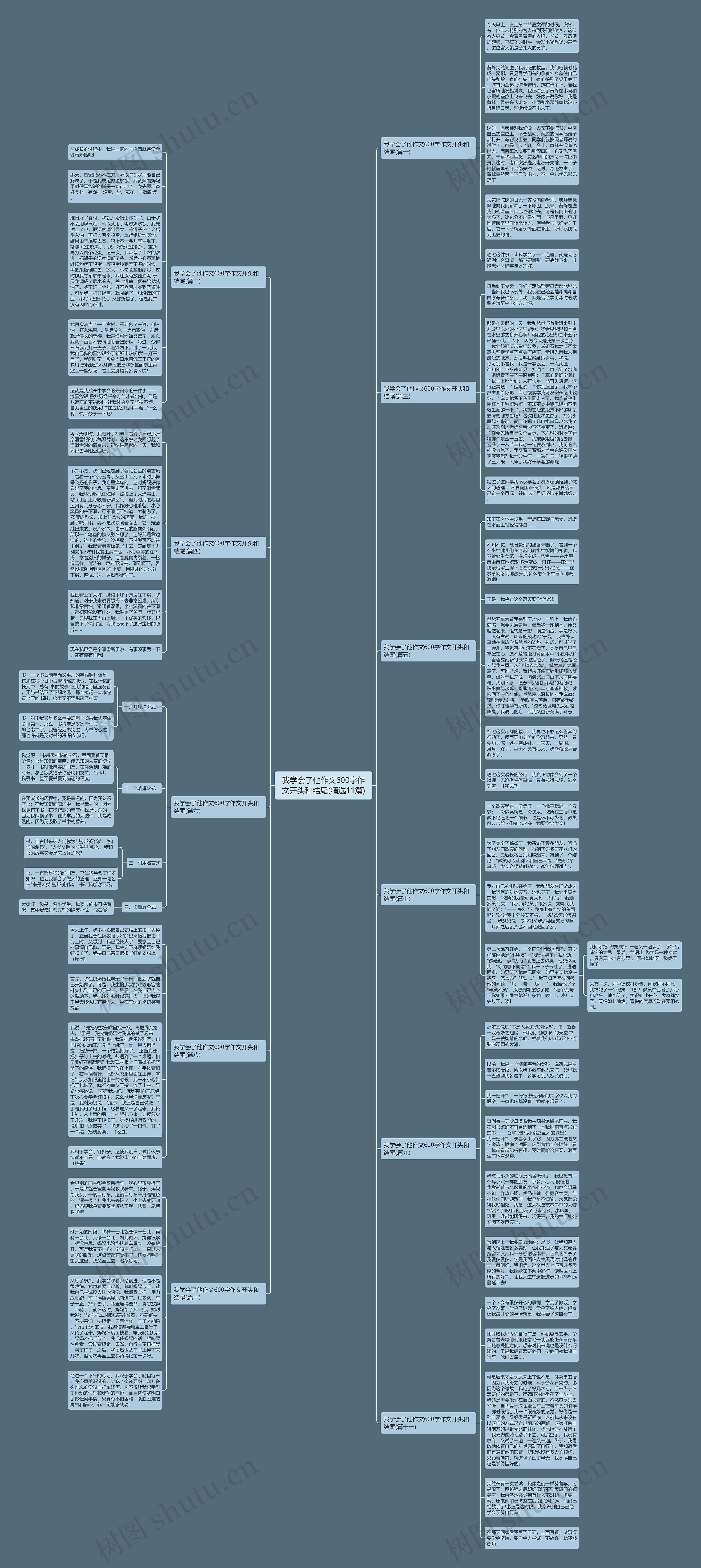 我学会了他作文600字作文开头和结尾(精选11篇)