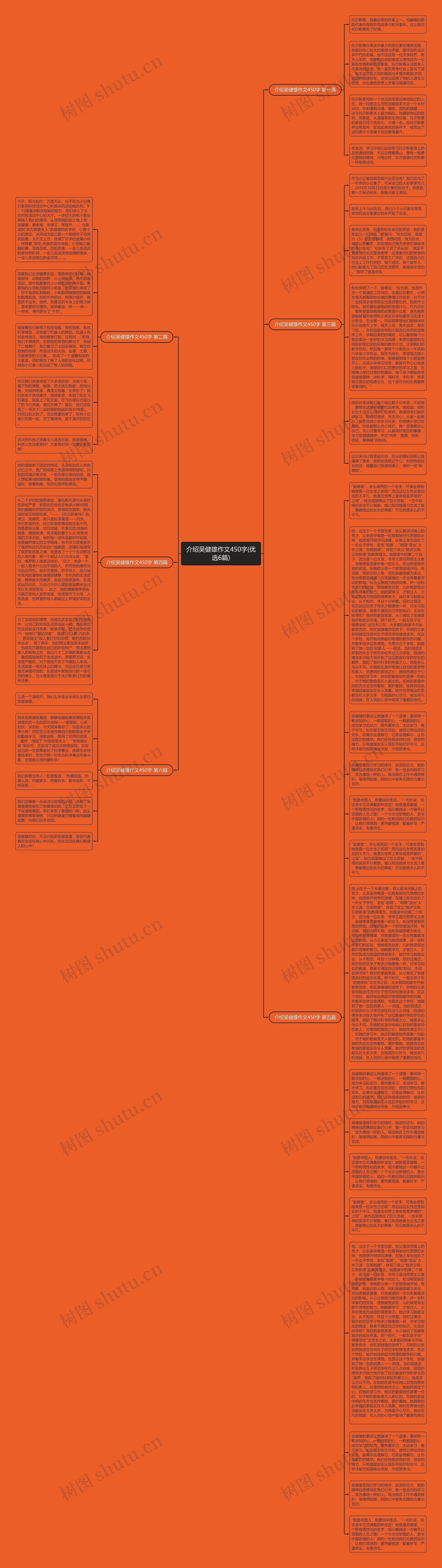 介绍吴健雄作文450字(优选6篇)思维导图