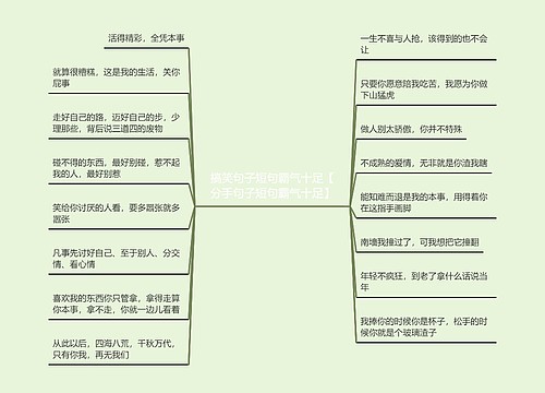 搞笑句子短句霸气十足【分手句子短句霸气十足】