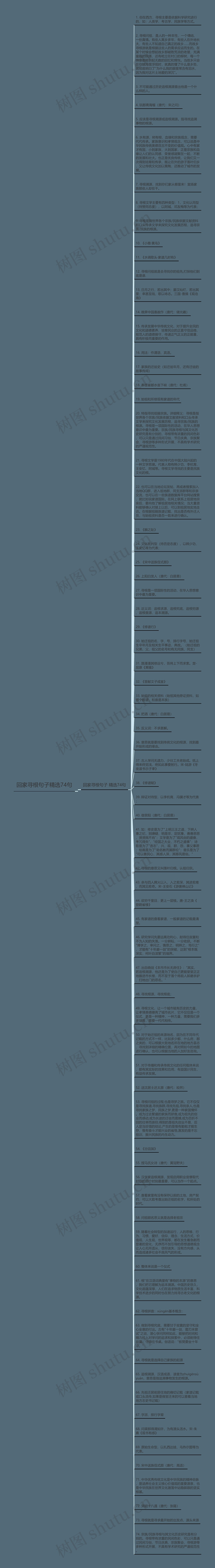 回家寻根句子精选74句思维导图