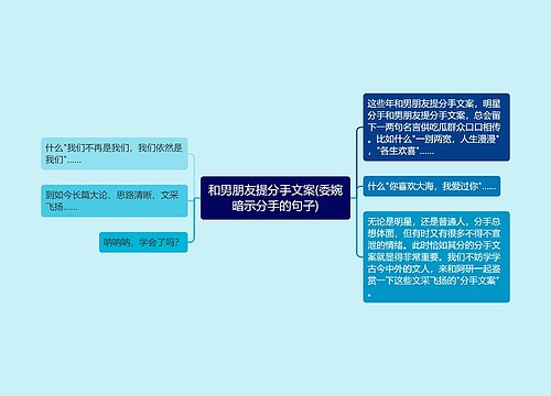 和男朋友提分手文案(委婉暗示分手的句子)