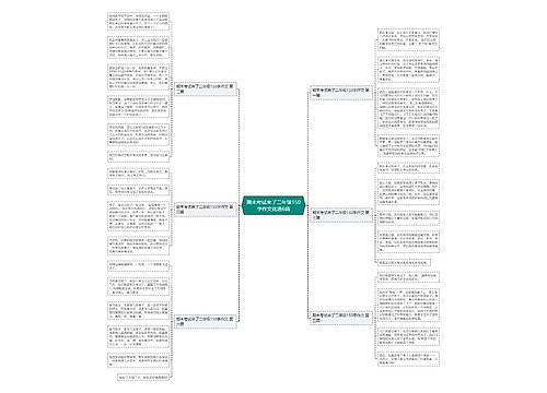 期末考试来了二年级150字作文优选6篇