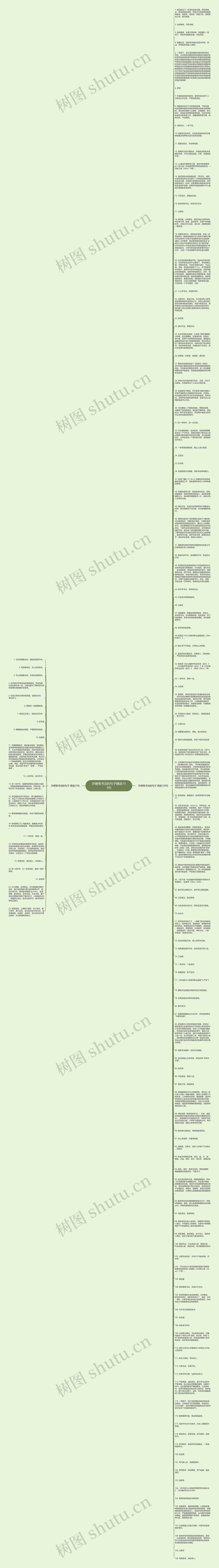 评硬笔书法的句子精选153句思维导图