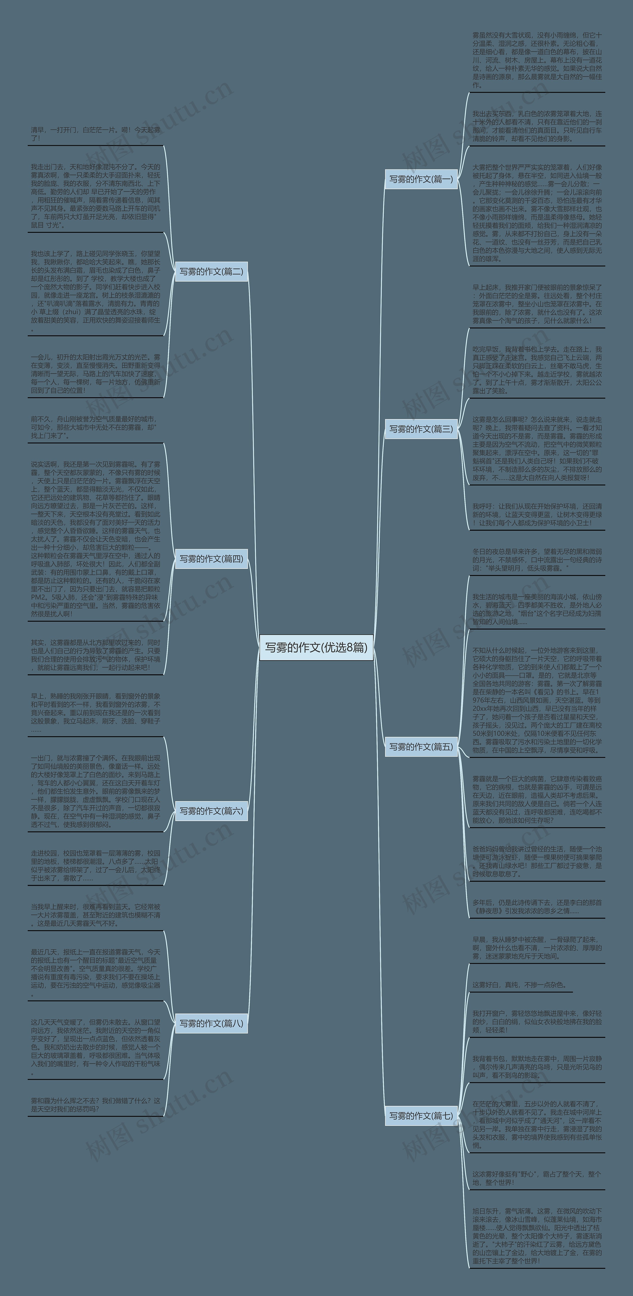 写雾的作文(优选8篇)