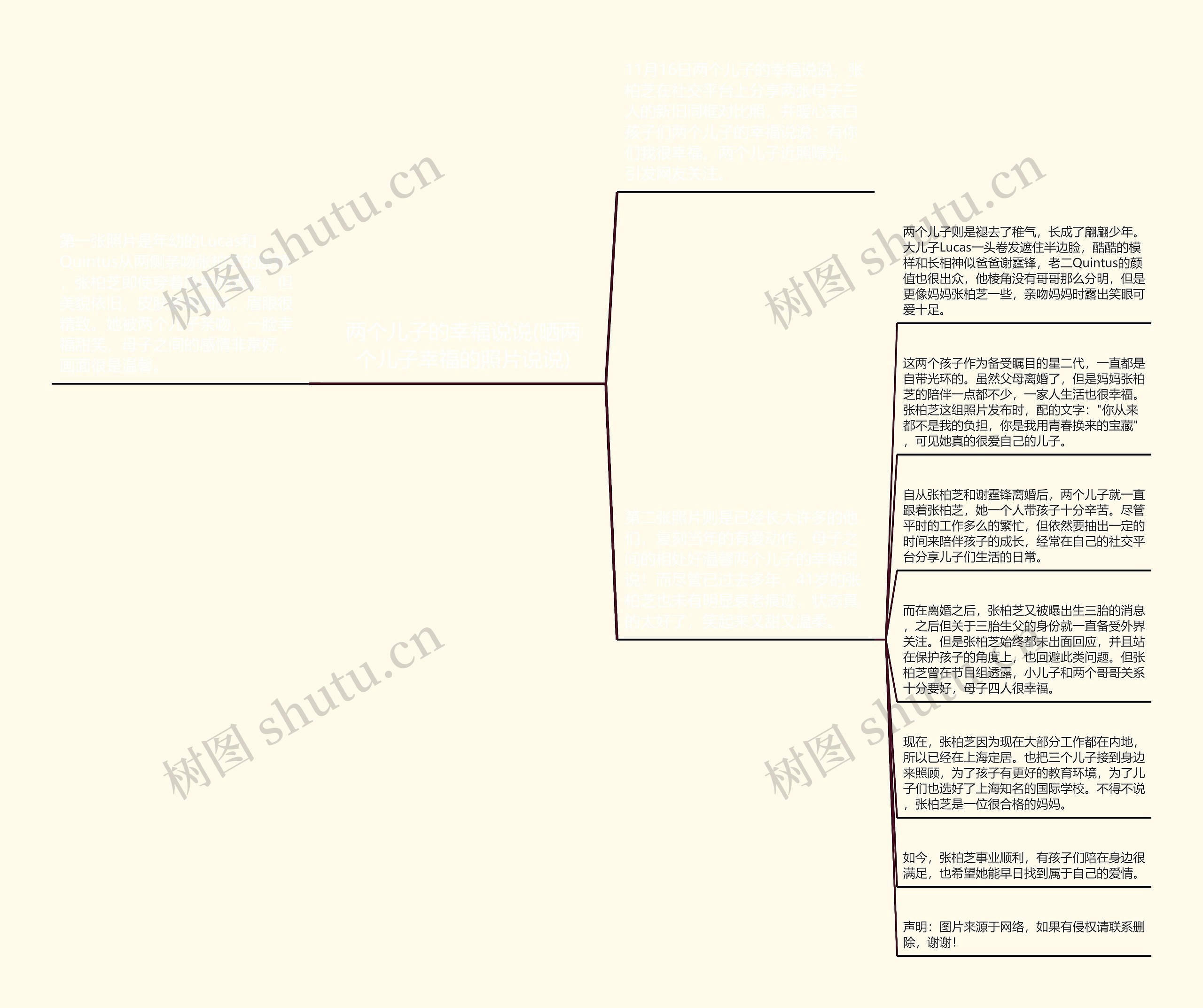 两个儿子的幸福说说(晒两个儿子幸福的照片说说)思维导图