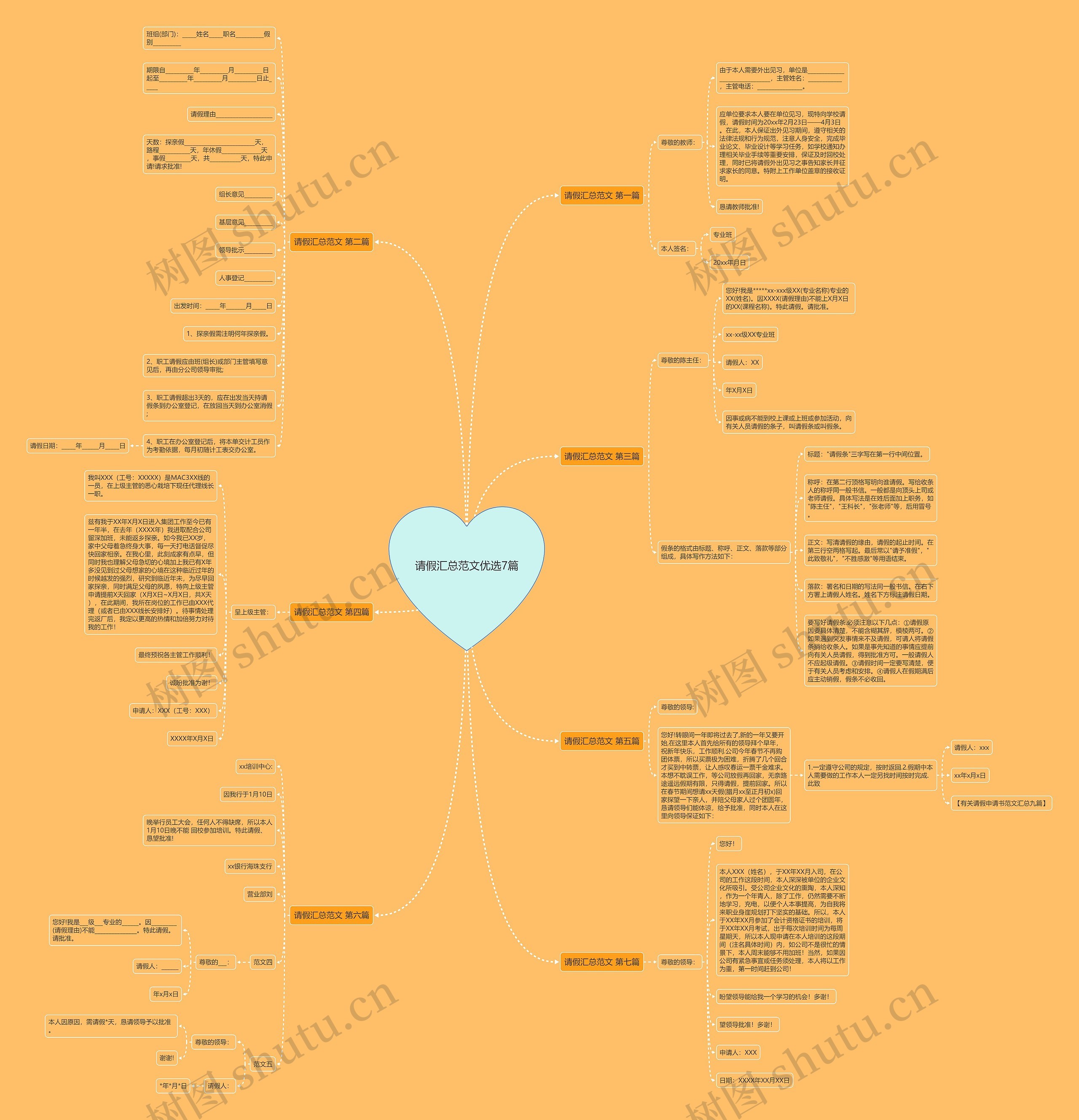 请假汇总范文优选7篇 请假汇总范文优选7篇