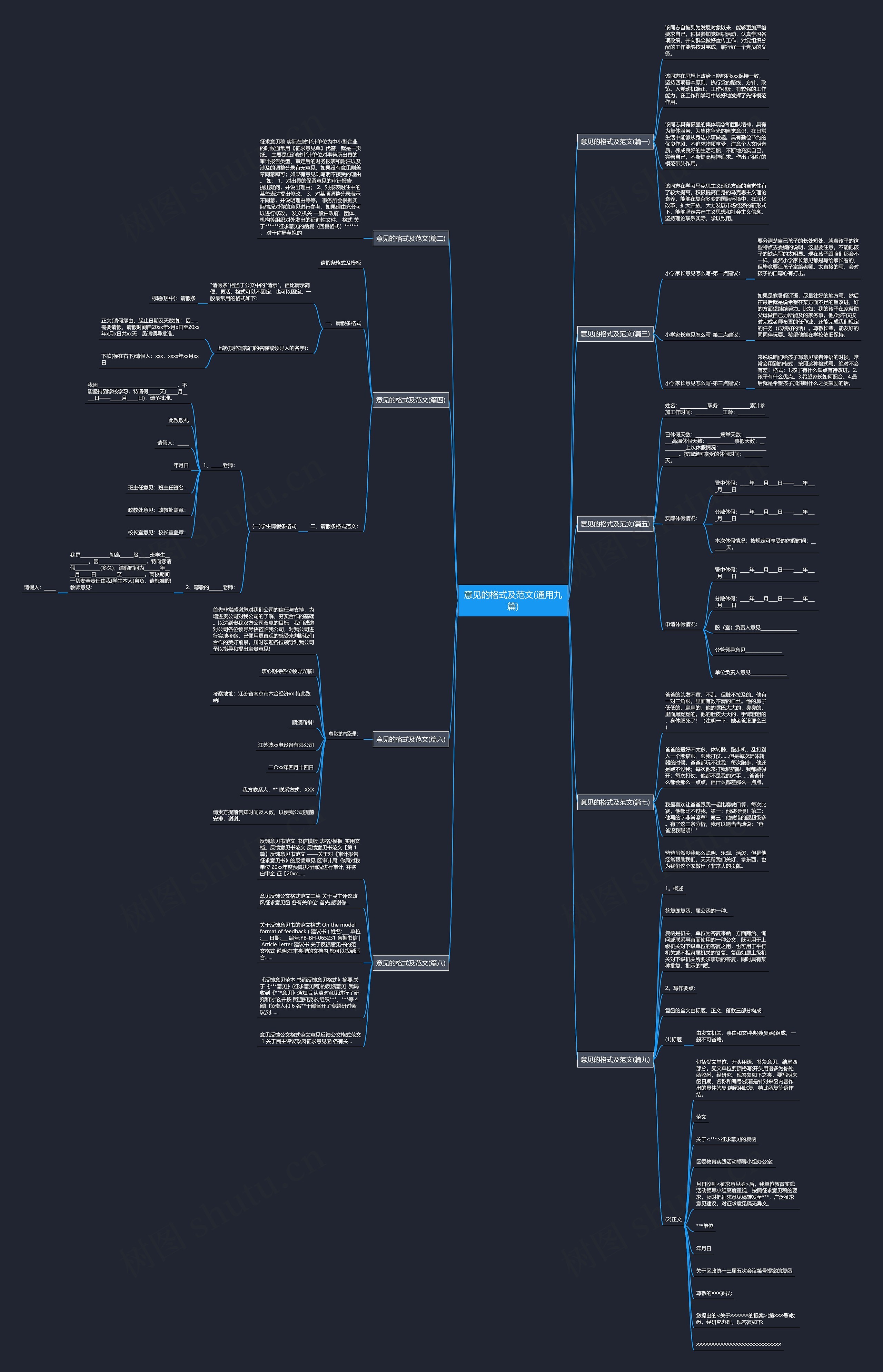 意见的格式及范文(通用九篇)