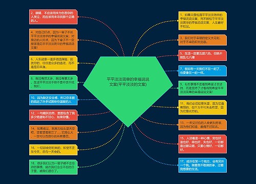 平平淡淡简单的幸福说说文案(平平淡淡的文案)