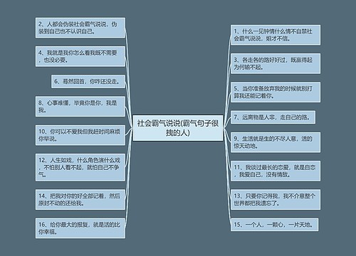 社会霸气说说(霸气句子很拽的人)