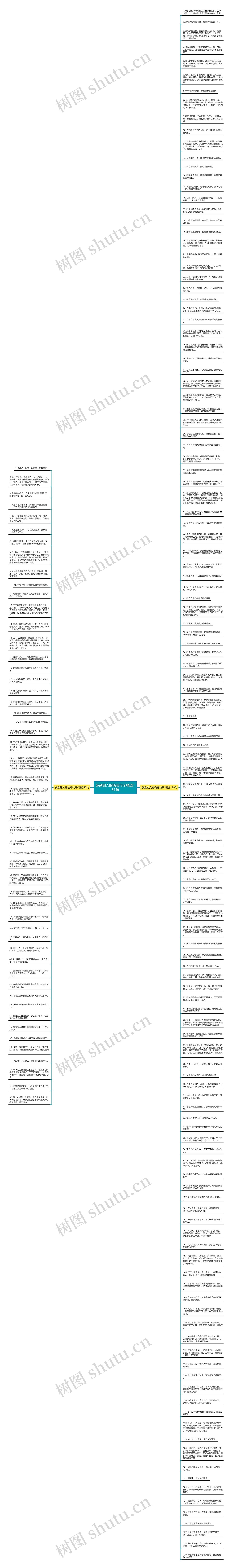 多余的人的伤悲句子精选181句思维导图