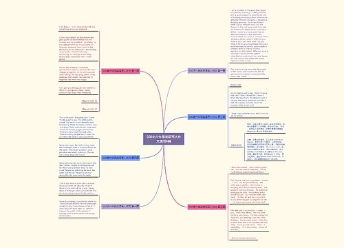 500字六年级英语写人作文通用6篇