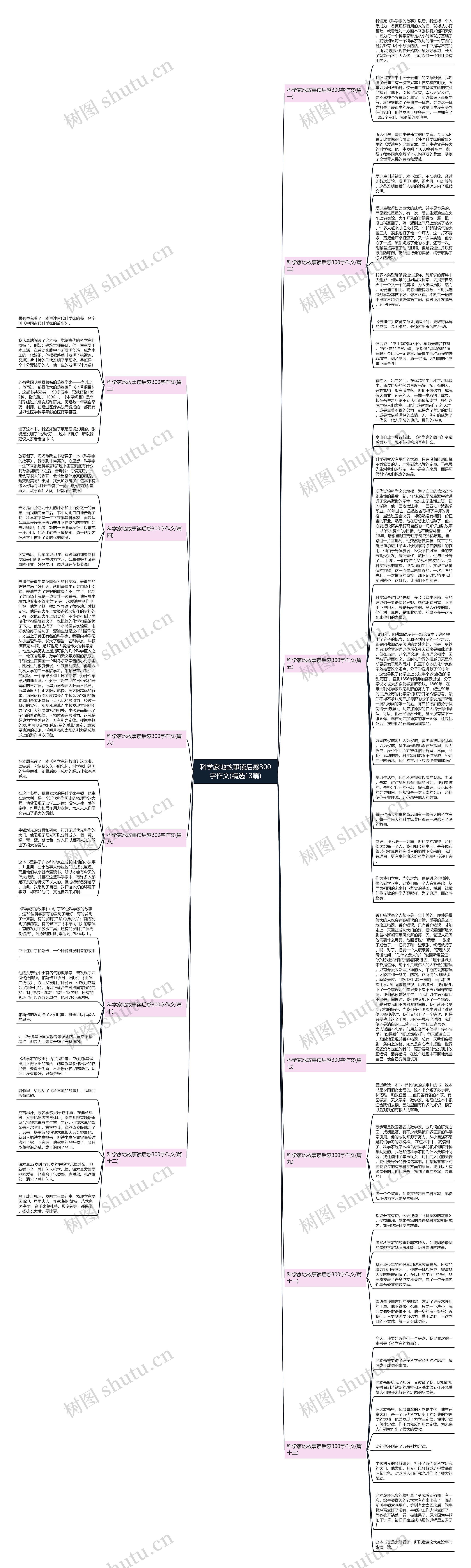 科学家地故事读后感300字作文(精选13篇)思维导图高清图 科学家地故事读后感300字作文(精选13篇)思维导图