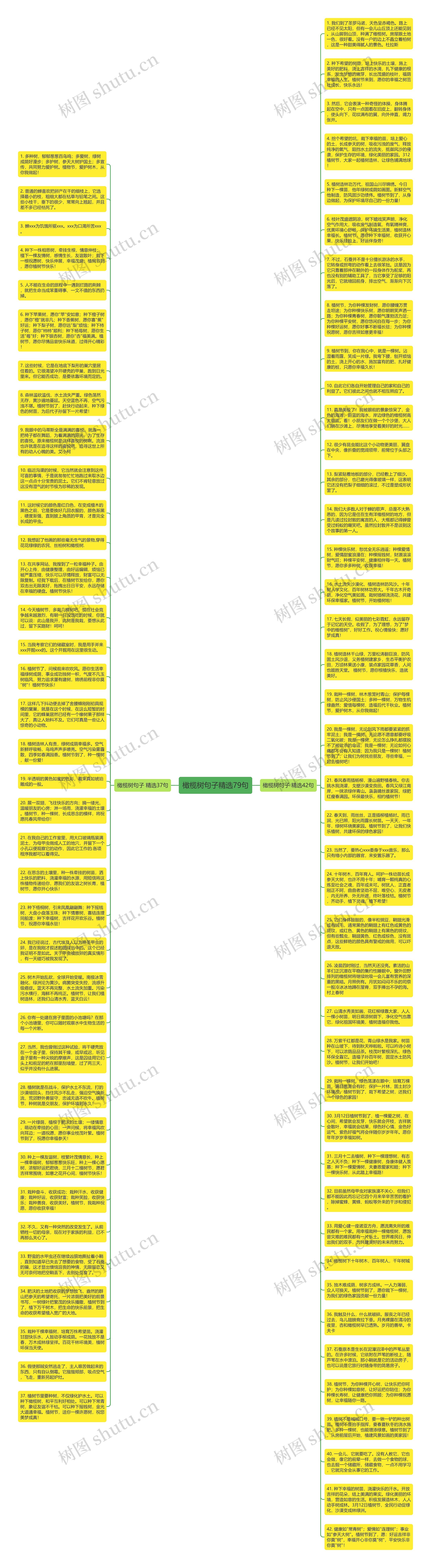 橄榄树句子精选79句思维导图