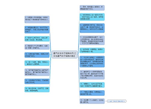 霸气女生句子超拽古风【女生霸气句子超拽冷酷】