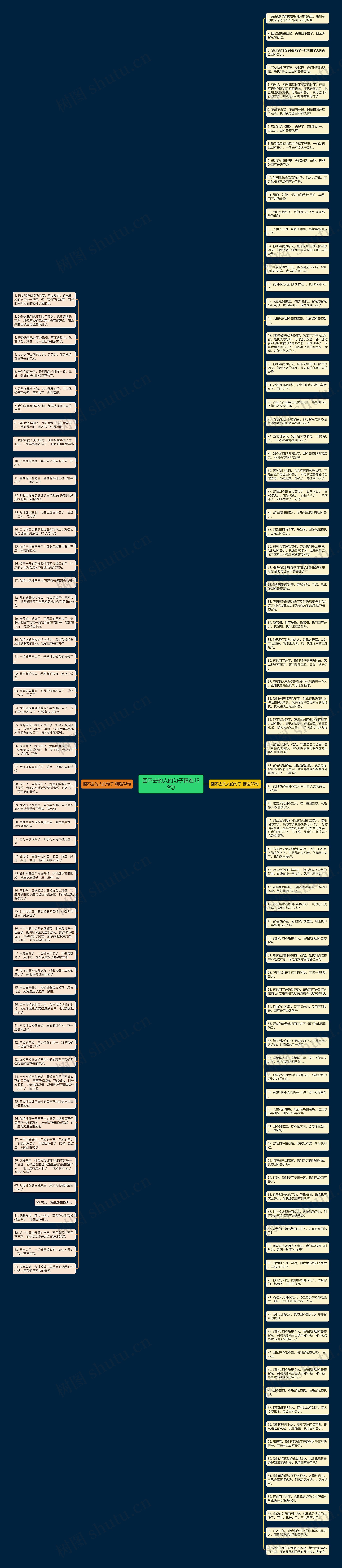 回不去的人的句子精选139句思维导图