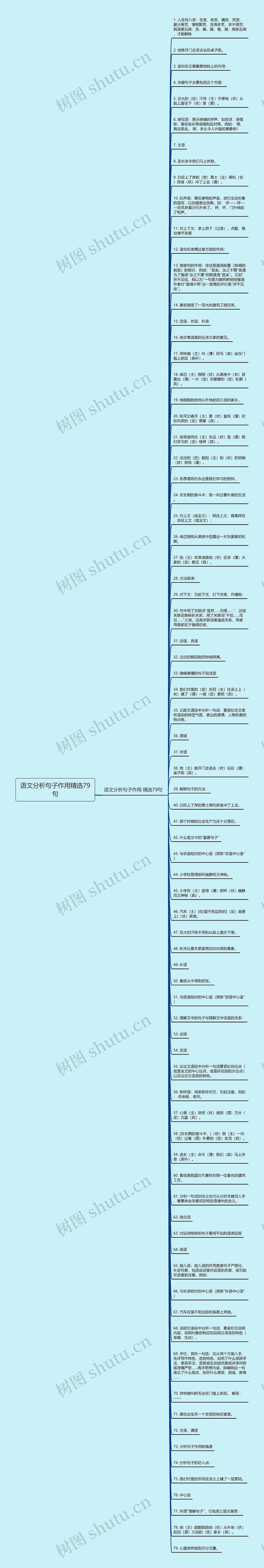 语文分析句子作用精选79句