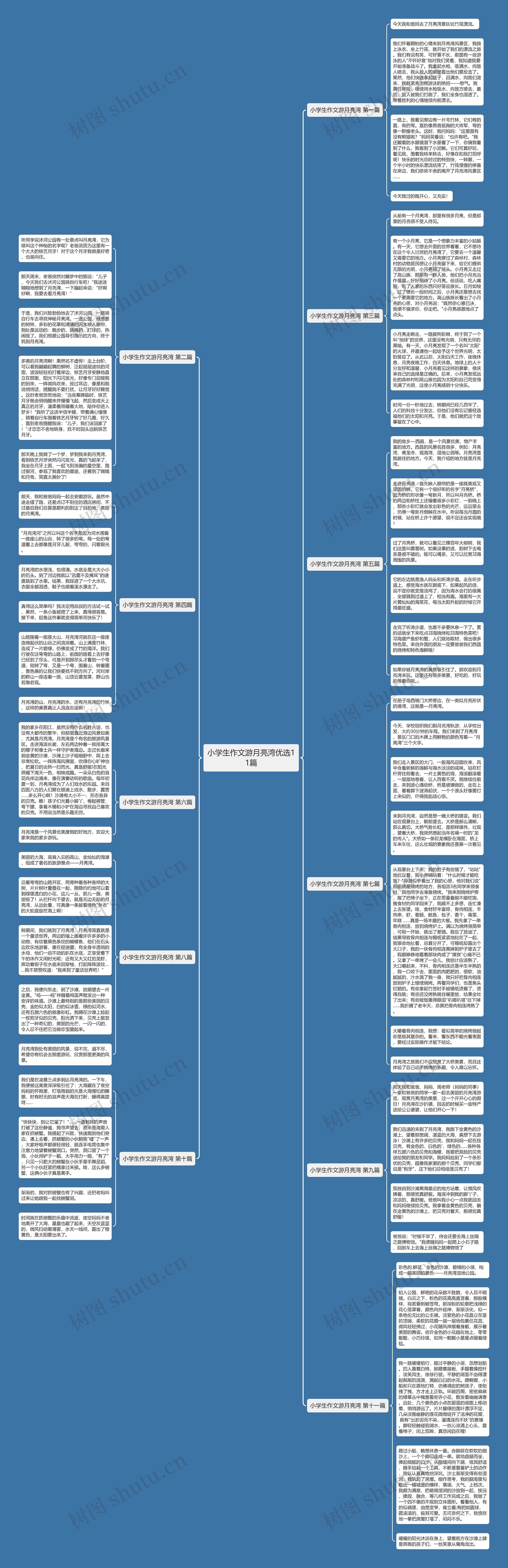 小学生作文游月亮湾优选11篇