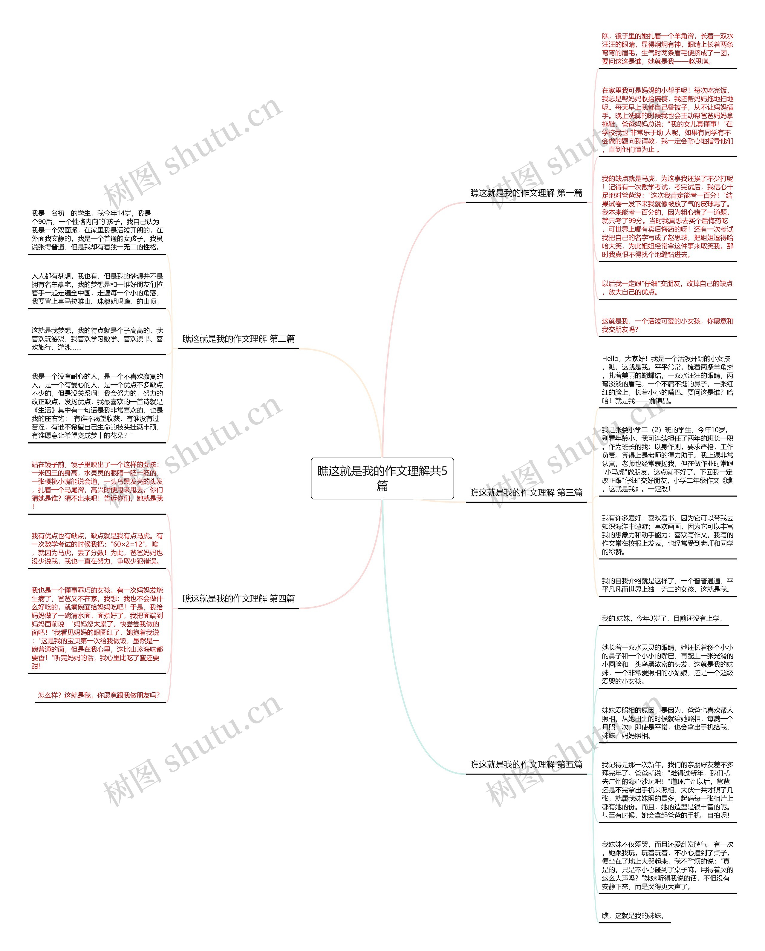 瞧这就是我的作文理解共5篇思维导图