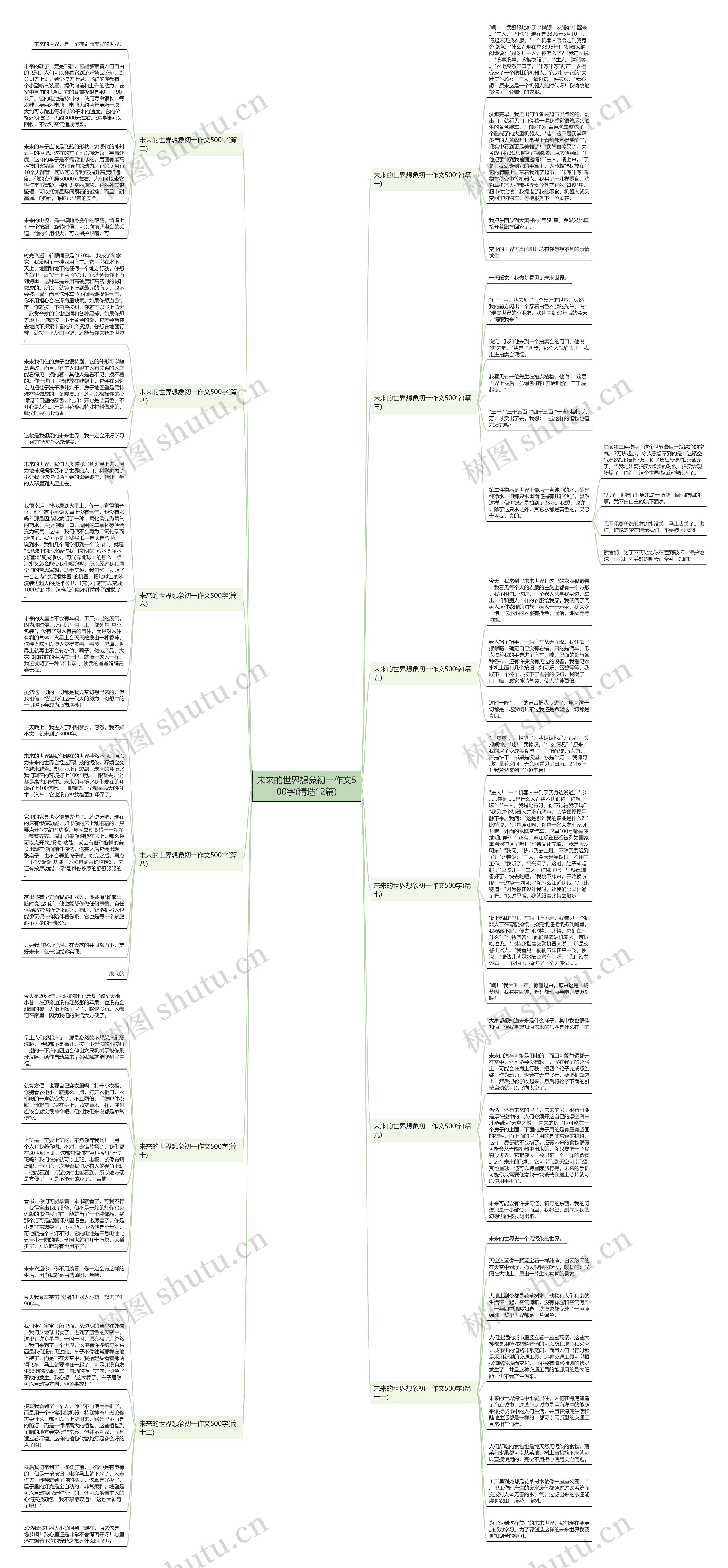 未来的世界想象初一作文500字(精选12篇)