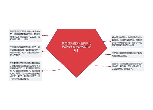 优美句子摘抄大全高中【优美句子摘抄大全高中简短】