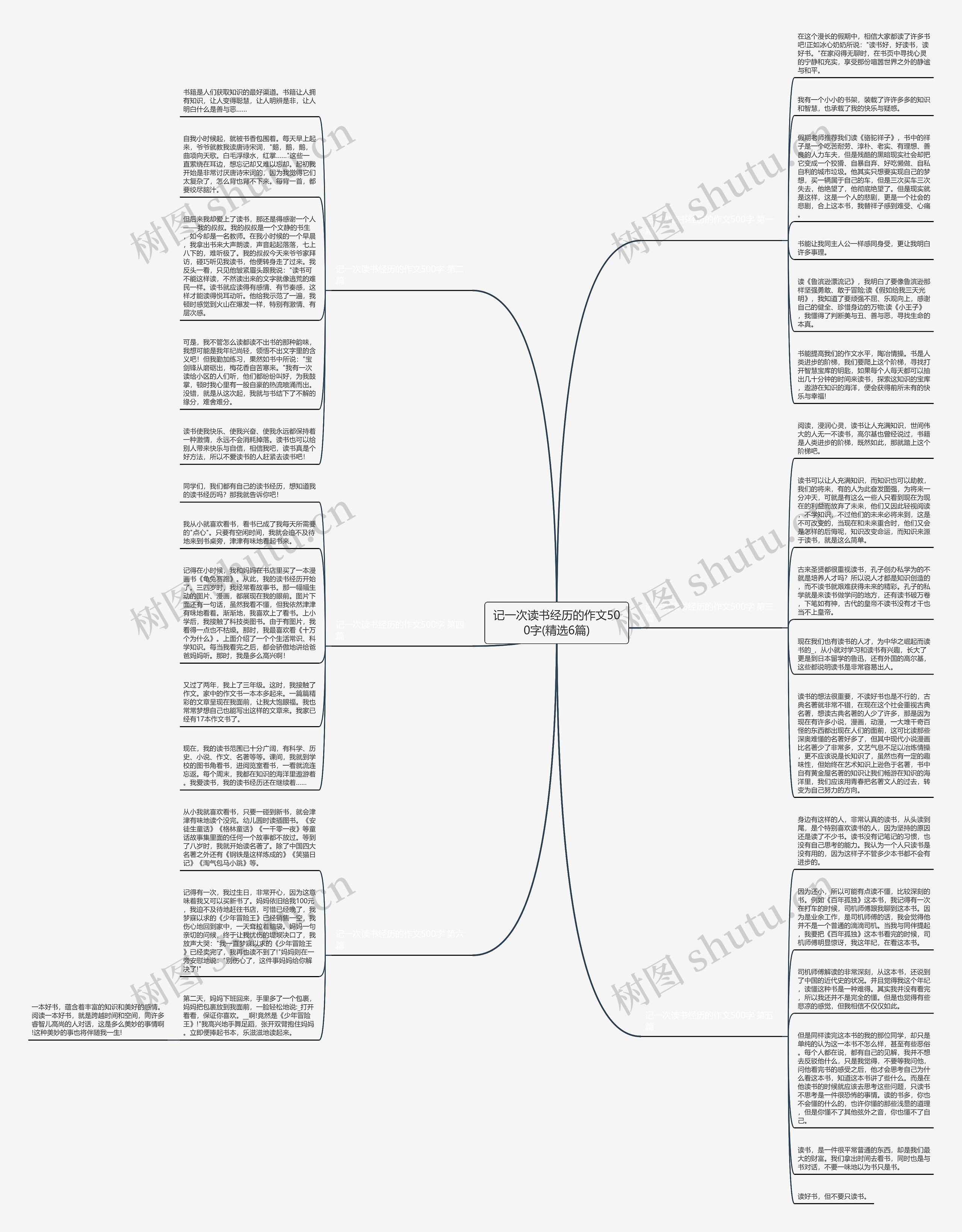 记一次读书经历的作文500字(精选6篇)