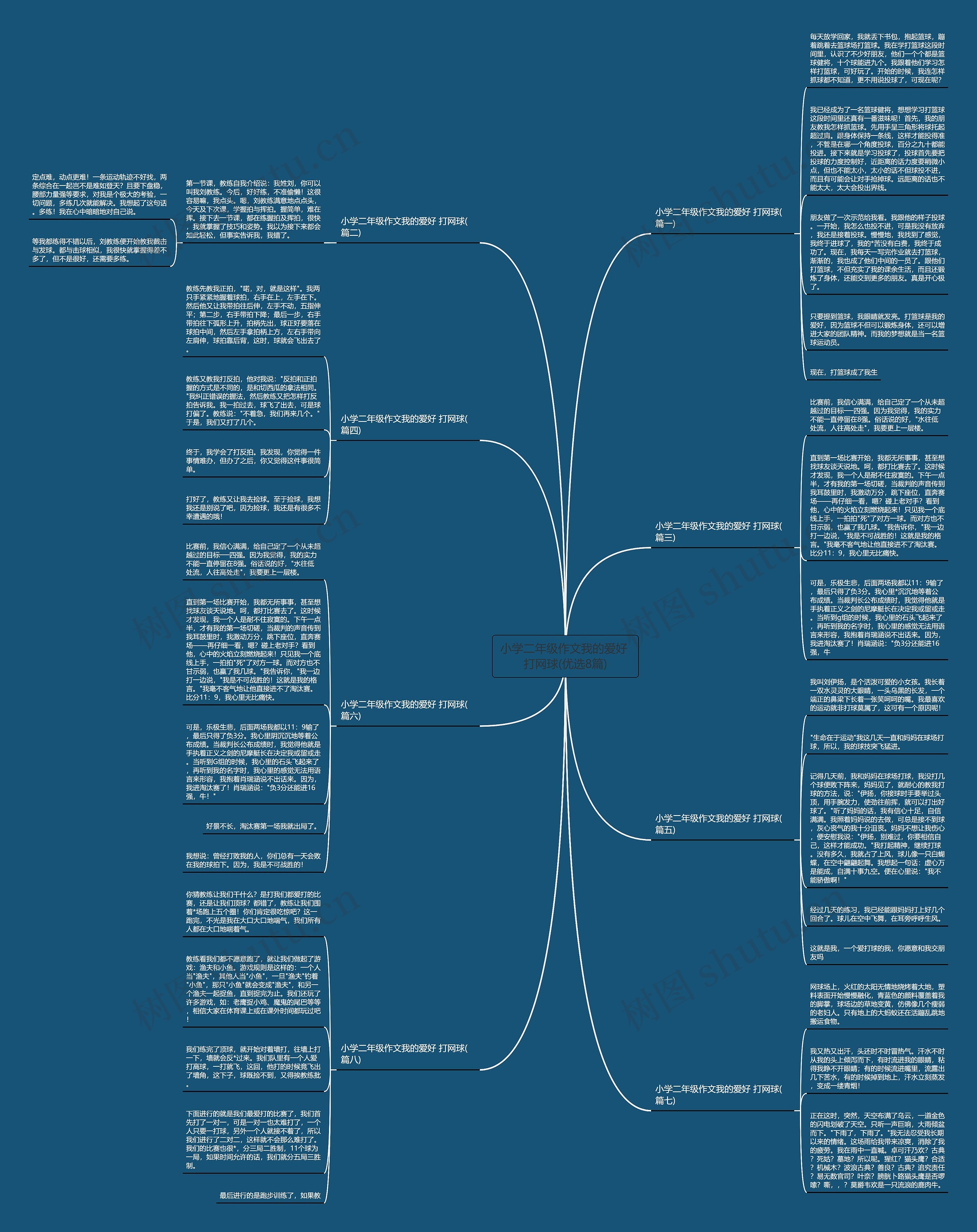 小学二年级作文我的爱好 打网球(优选8篇) 小学二年级作文我的爱好 打网球(优选8篇)
