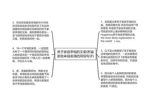 关于家庭幸福的文案(形容家庭幸福美满的简短句子)