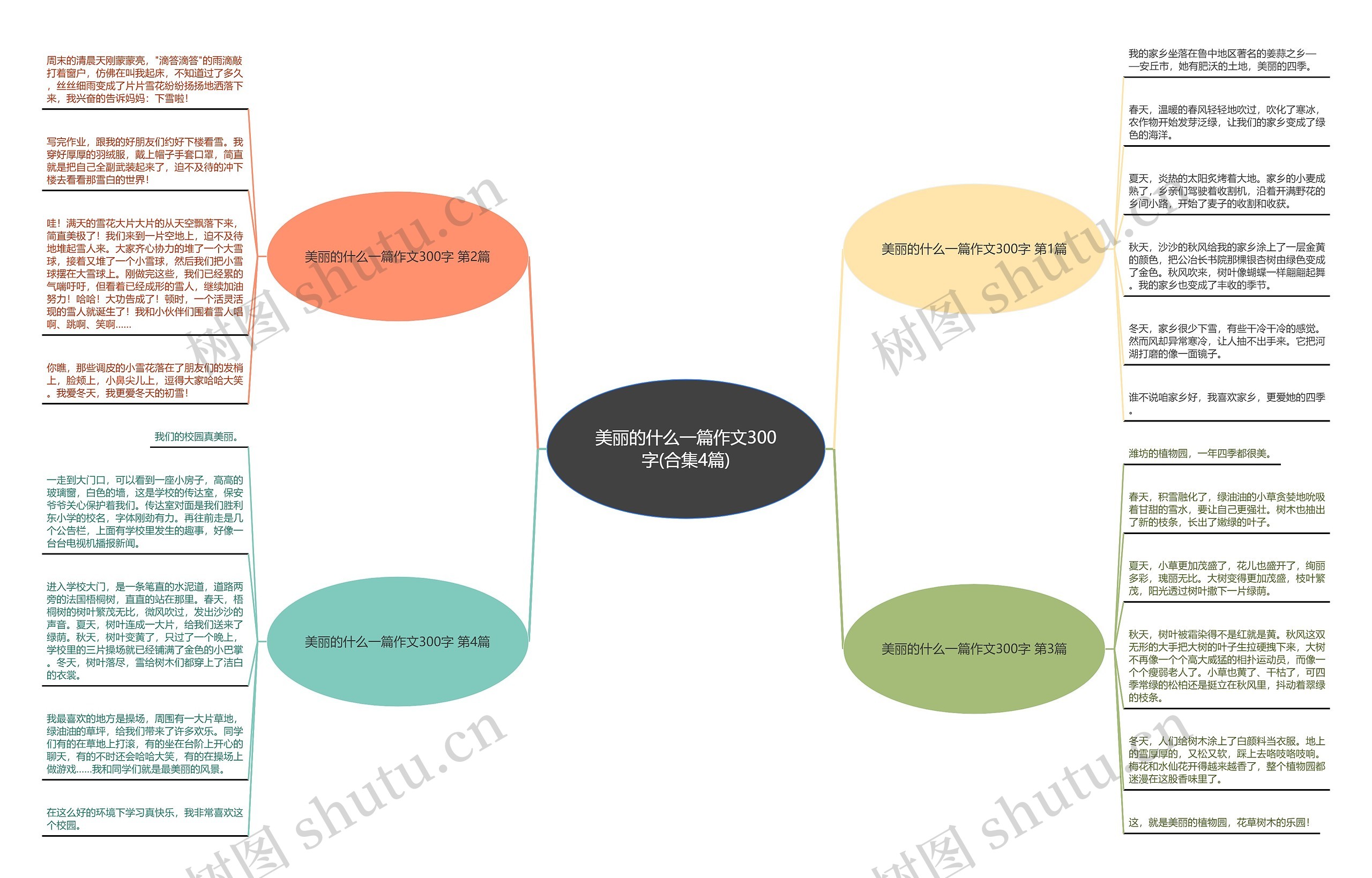 美丽的什么一篇作文300字(合集4篇)