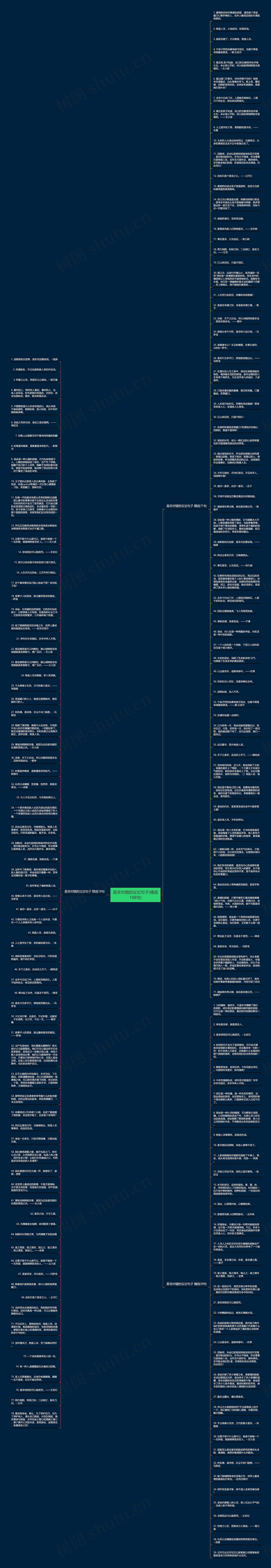 是非对错的议论句子(精选188句)思维导图