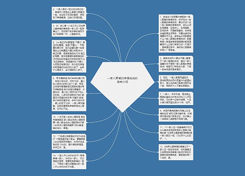 一家人聚餐的幸福说说的简单介绍