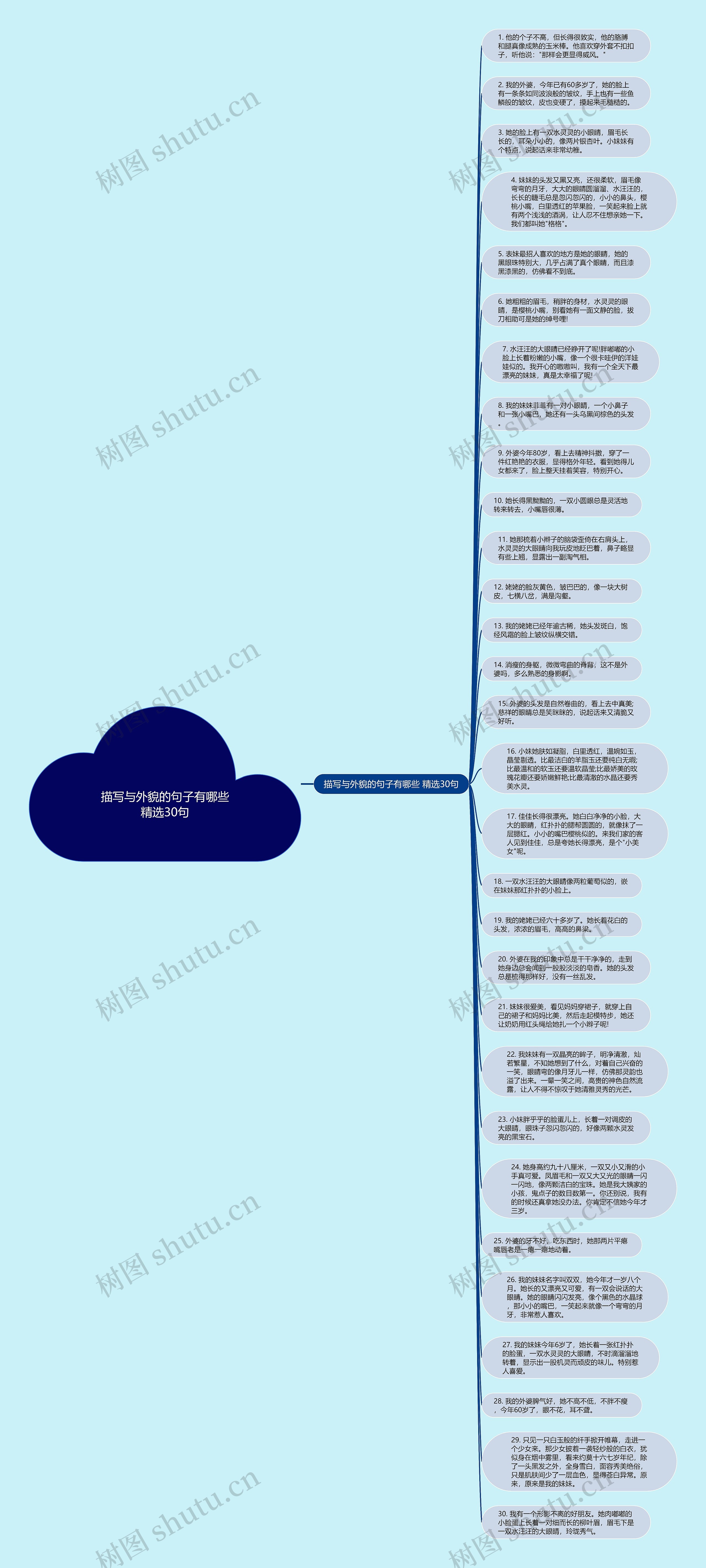 描写与外貌的句子有哪些精选30句