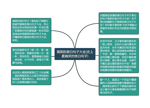 搞笑的表白句子大全(史上最搞笑的表白句子)