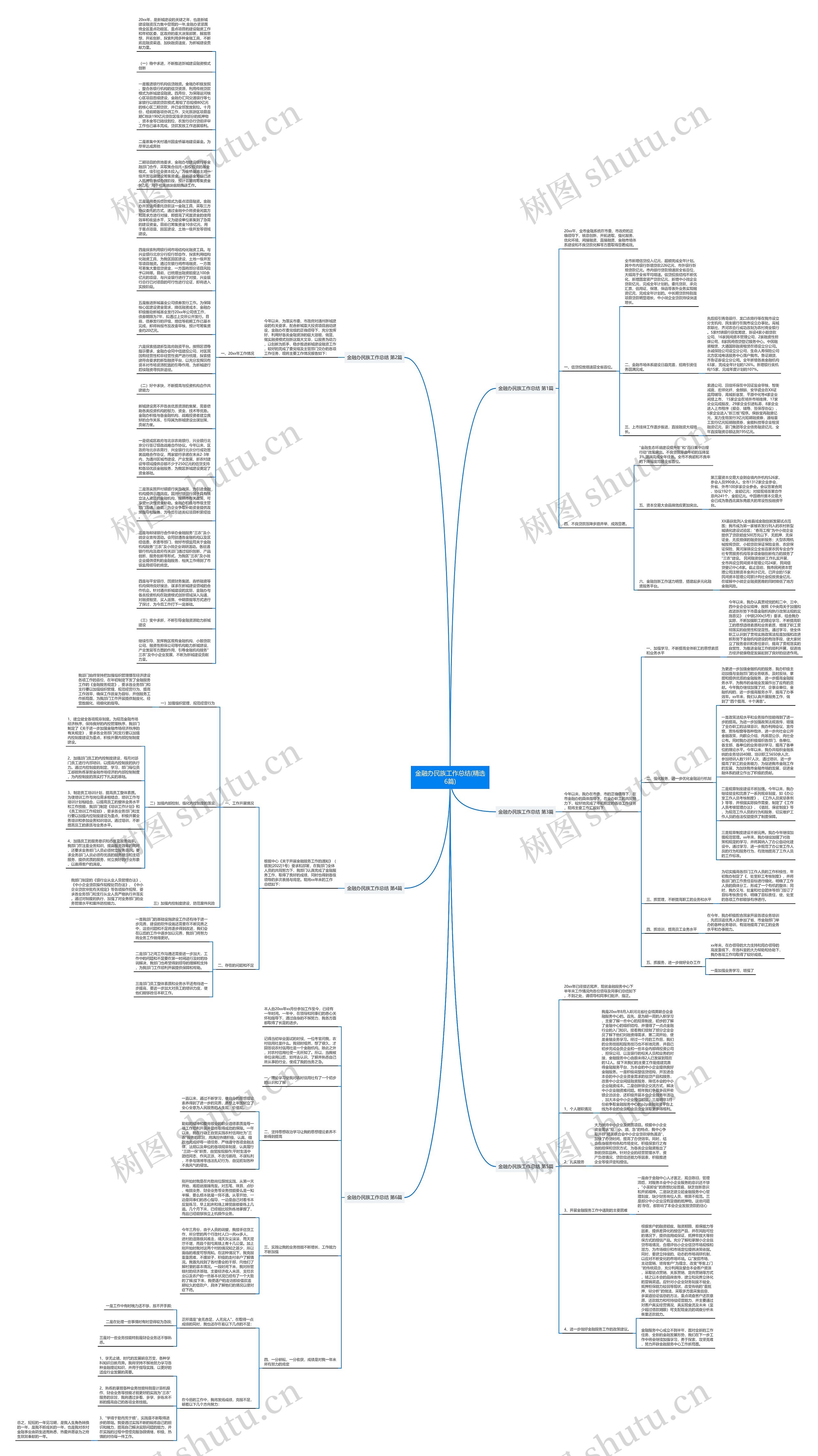 金融办民族工作总结(精选6篇)思维导图